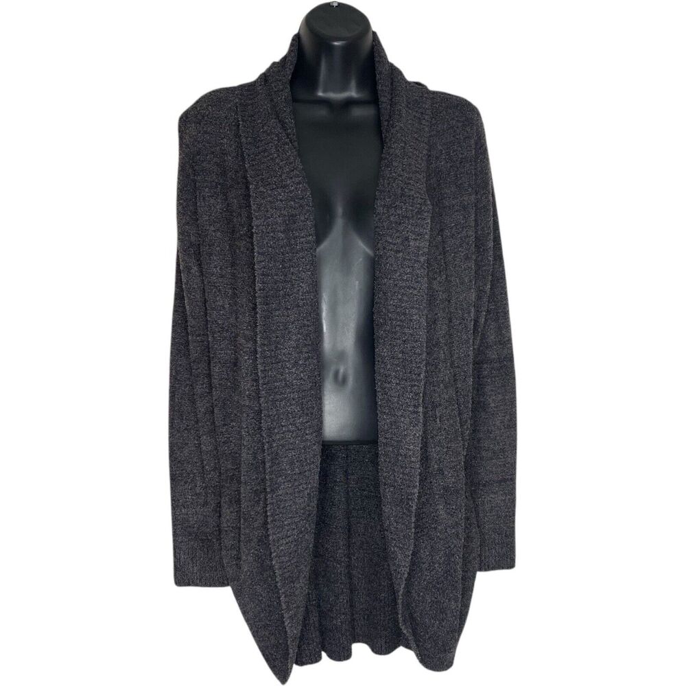 Barefoot Dreams Circle Cardigan Sweater Womens XS-Small Gray Cozychic Lite 452